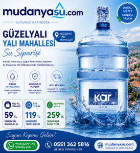 güzelyalı yalı mahallesi su siparişi