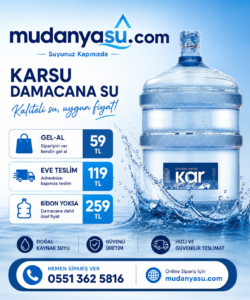 mudanya su siparişi
