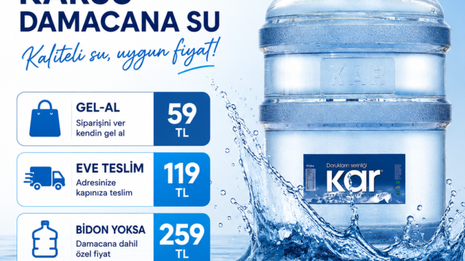 mudanya su siparişi